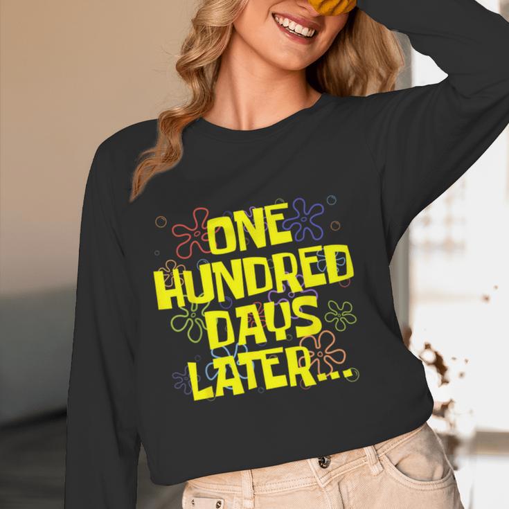 One Hundred Days Later 100th Day Of School Teacher Student Women Long Sleeve T-Shirt, novelty gifts, funny gifts One Hundred Days Later 100th Day Of School Teacher Student Women Long Sleeve T-Shirt, novelty gifts, funny gifts