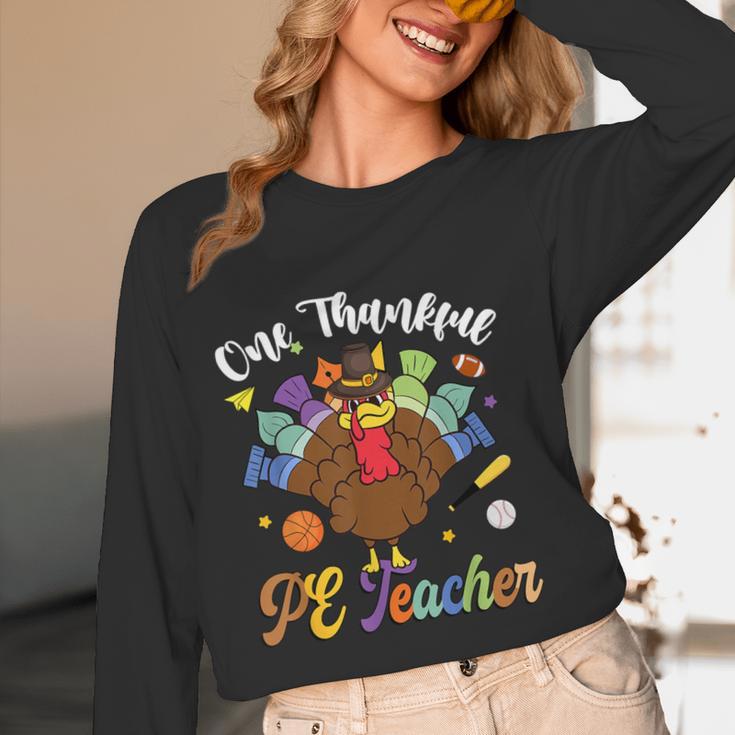 One Thankful PE Teacher Turkey Thanksgiving -Adults & Kids Classic Fit Polyester 100 Short Sleeve Women Long Sleeve T-Shirt, novelty gifts, funny gifts One Thankful PE Teacher Turkey Thanksgiving -Adults & Kids Classic Fit Polyester 100 Short Sleeve Women Long Sleeve T-Shirt, novelty gifts, funny gifts