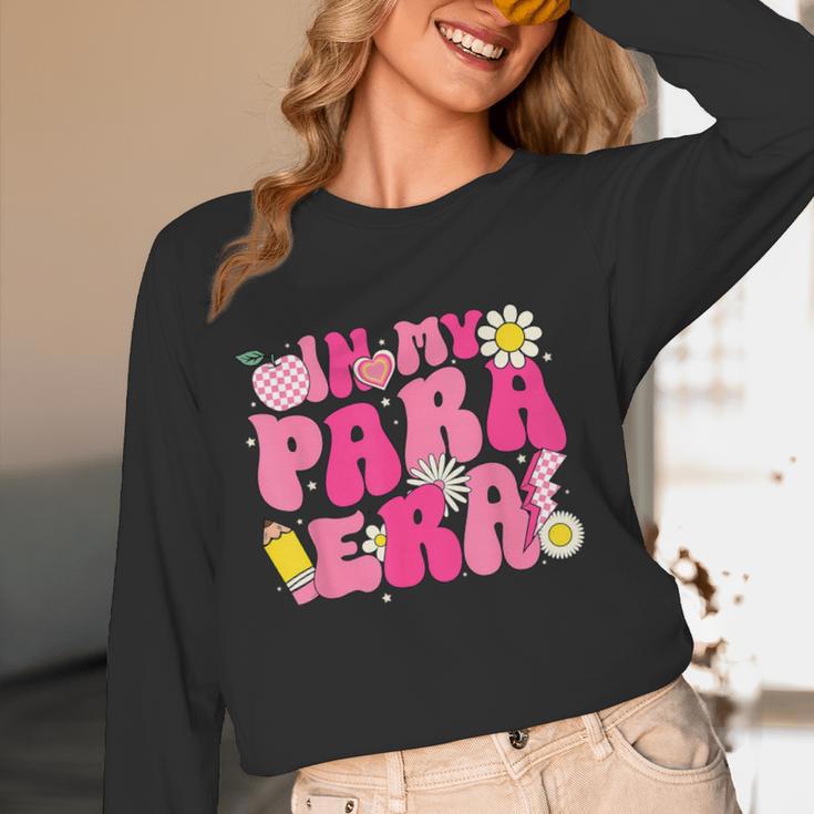 In My Para Era Teacher Back To School First Day Of School Women Long Sleeve T-Shirt, novelty gifts, funny gifts In My Para Era Teacher Back To School First Day Of School Women Long Sleeve T-Shirt, novelty gifts, funny gifts