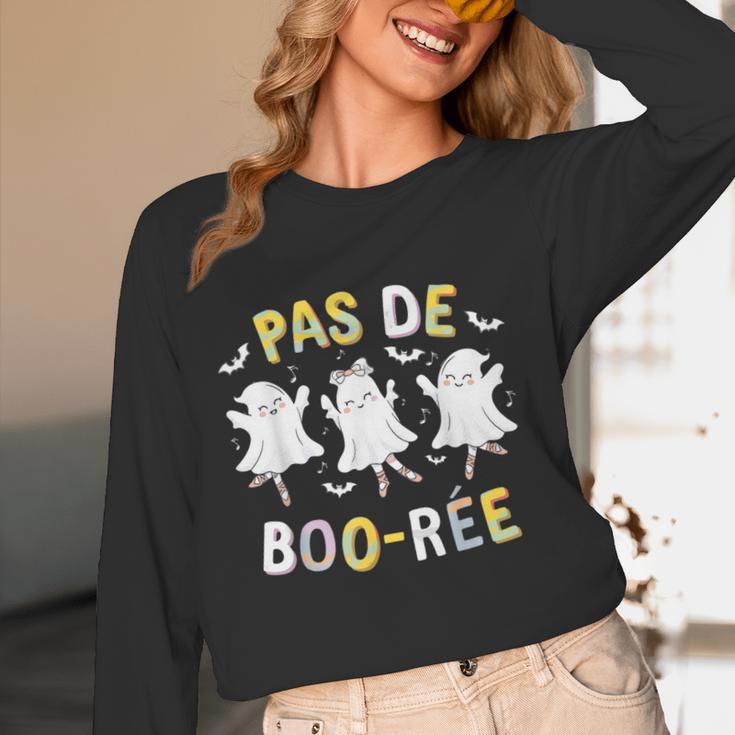 Pas De BOO-Rée Ghost Ballet Dancer Halloween Dance Teacher Women Long Sleeve T-Shirt, novelty gifts, funny gifts Pas De BOO-Rée Ghost Ballet Dancer Halloween Dance Teacher Women Long Sleeve T-Shirt, novelty gifts, funny gifts