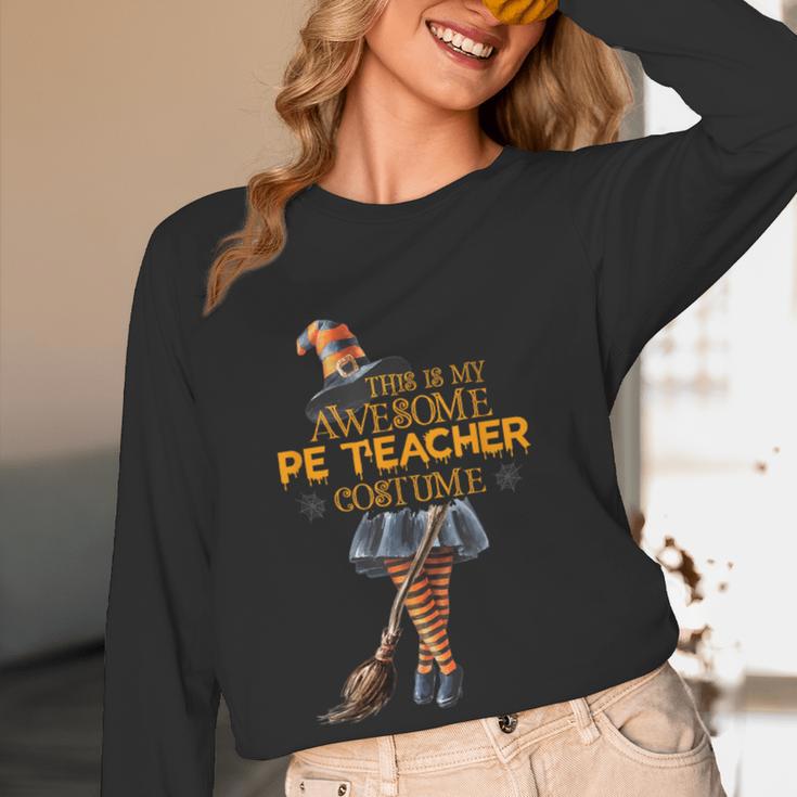 Physical Education Teacher Halloween Costume Witchy Teacher For Men Women Women Long Sleeve T-Shirt, novelty gifts, funny gifts Physical Education Teacher Halloween Costume Witchy Teacher For Men Women Women Long Sleeve T-Shirt, novelty gifts, funny gifts