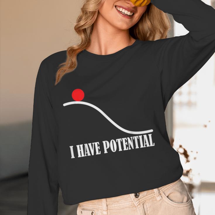 Physics I Have Potential Energy Physics Teacher Women Long Sleeve T-Shirt, novelty gifts, funny gifts Physics I Have Potential Energy Physics Teacher Women Long Sleeve T-Shirt, novelty gifts, funny gifts