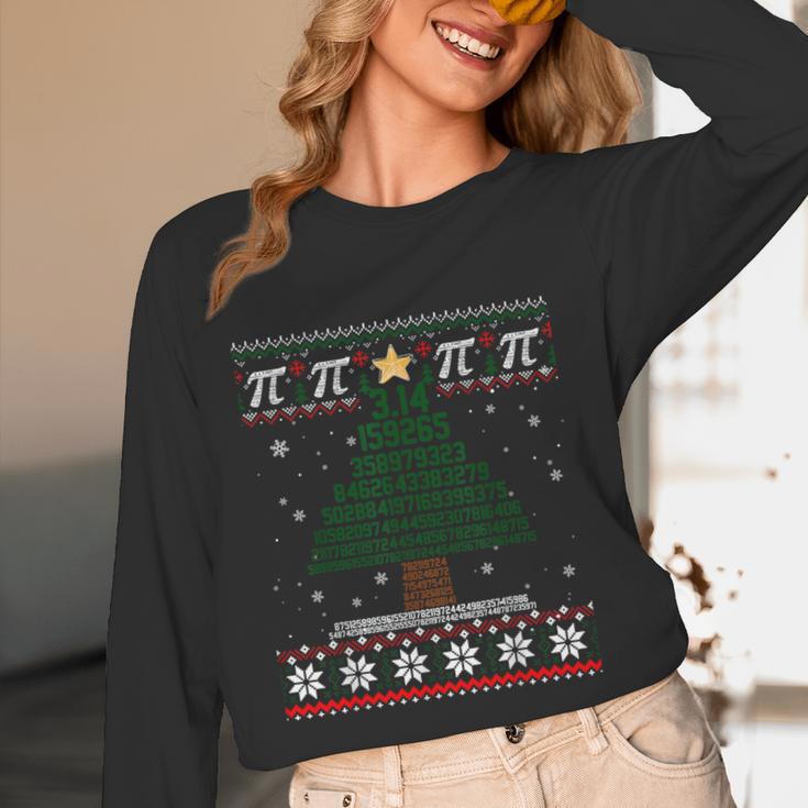 Pi Tree Christmas Math Teacher Ugly Sweater Men Women Kids Women Long Sleeve T-Shirt, novelty gifts, funny gifts Pi Tree Christmas Math Teacher Ugly Sweater Men Women Kids Women Long Sleeve T-Shirt, novelty gifts, funny gifts