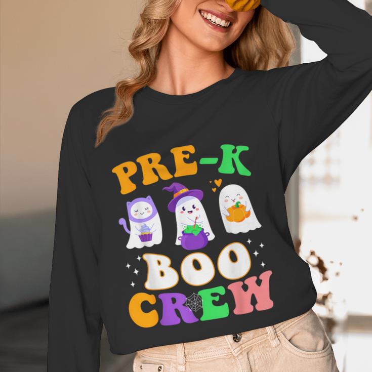 Pre-K Boo Crew Cute Ghost Halloween Costume Teacher Student For Men Women Kids Women Long Sleeve T-Shirt, novelty gifts, funny gifts Pre-K Boo Crew Cute Ghost Halloween Costume Teacher Student For Men Women Kids Women Long Sleeve T-Shirt, novelty gifts, funny gifts