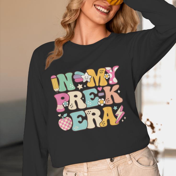 In My Pre-K Era Girl Back To School Cute PreSchool Teacher Women Long Sleeve T-Shirt, novelty gifts, funny gifts In My Pre-K Era Girl Back To School Cute PreSchool Teacher Women Long Sleeve T-Shirt, novelty gifts, funny gifts