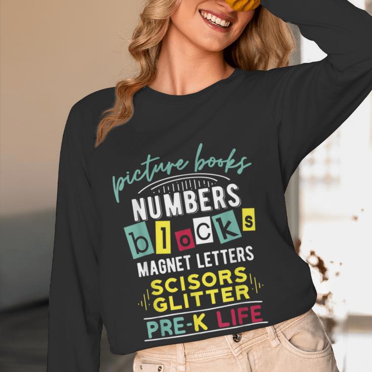 Pre-K Life Preschool Teacher Tees Men Women T-Shirt Women Long Sleeve T-Shirt, novelty gifts, funny gifts Pre-K Life Preschool Teacher Tees Men Women T-Shirt Women Long Sleeve T-Shirt, novelty gifts, funny gifts