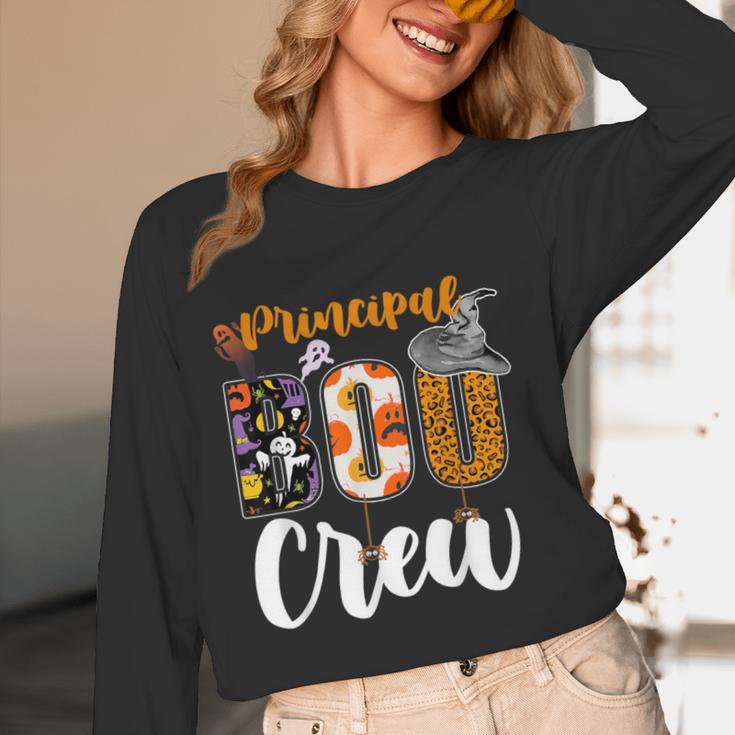 Principal Boo Crew Ghost Halloween Teachers School Matching Women Long Sleeve T-Shirt, novelty gifts, funny gifts Principal Boo Crew Ghost Halloween Teachers School Matching Women Long Sleeve T-Shirt, novelty gifts, funny gifts