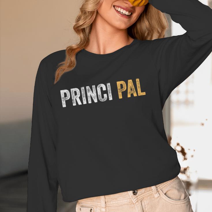 Principal School Teacher Friend Men Women Women Long Sleeve T-Shirt, novelty gifts, funny gifts
