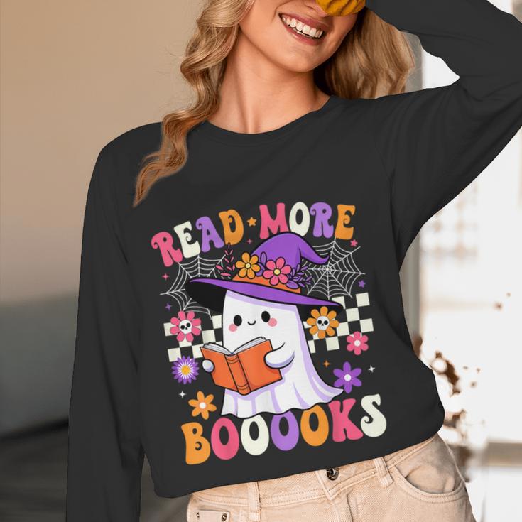 Read More Books Ghost Reading Book Teacher Halloween Women Long Sleeve T-Shirt, novelty gifts, funny gifts Read More Books Ghost Reading Book Teacher Halloween Women Long Sleeve T-Shirt, novelty gifts, funny gifts