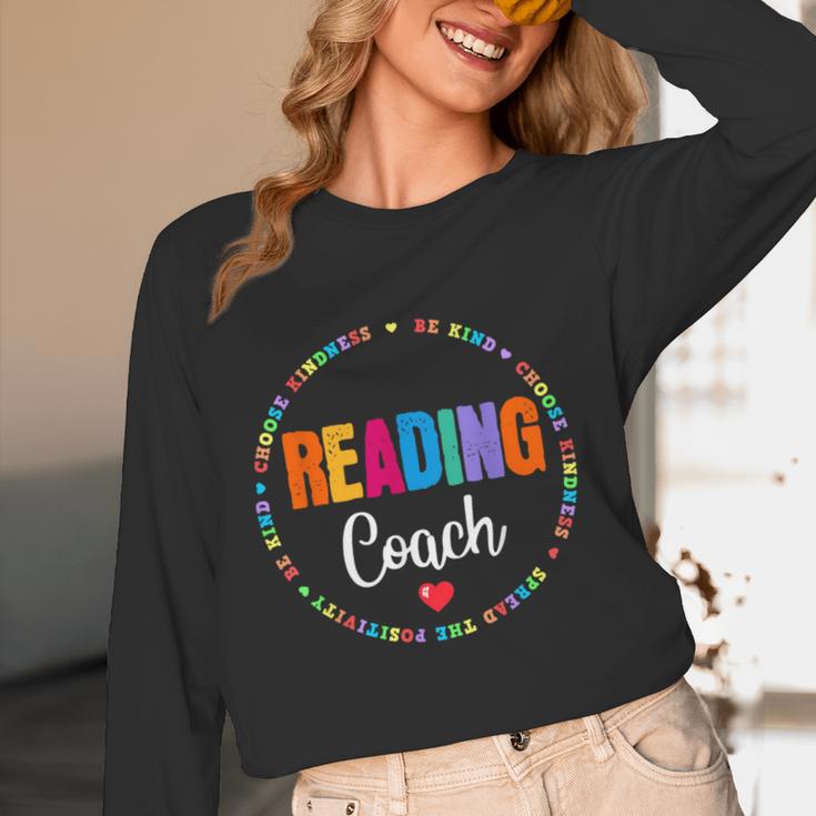 Reading Coach Teacher Interventionist Specialist Literacy Women Long Sleeve T-Shirt, novelty gifts, funny gifts