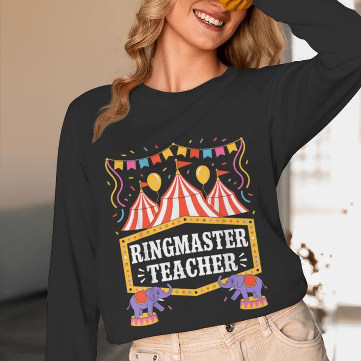 Ringmaster Teacher Circus Party Ringmaster Carnival Women Long Sleeve T-Shirt, novelty gifts, funny gifts Ringmaster Teacher Circus Party Ringmaster Carnival Women Long Sleeve T-Shirt, novelty gifts, funny gifts
