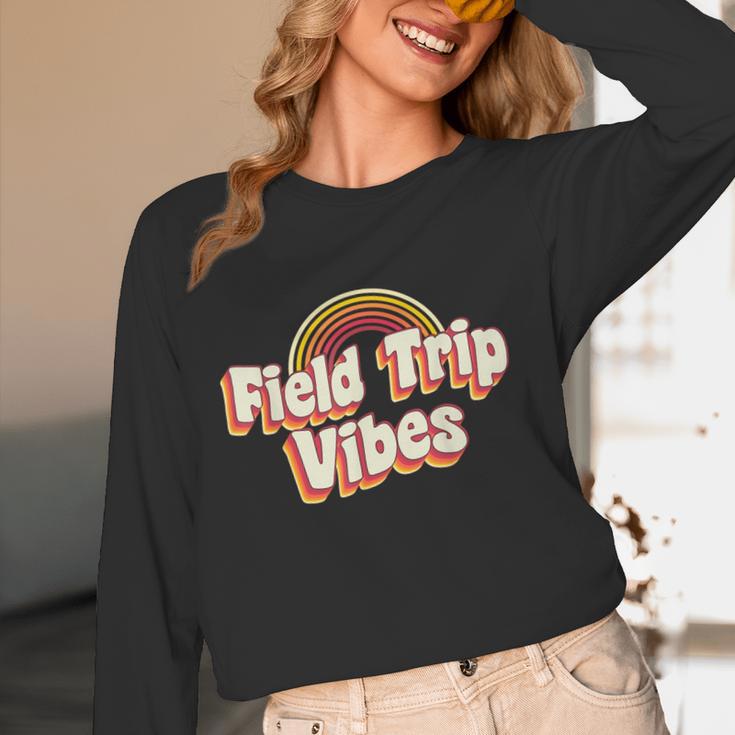 School Bus Trip Vibes Students Teachers Students Field Trip For Men Women Kids Women Long Sleeve T-Shirt, novelty gifts, funny gifts School Bus Trip Vibes Students Teachers Students Field Trip For Men Women Kids Women Long Sleeve T-Shirt, novelty gifts, funny gifts