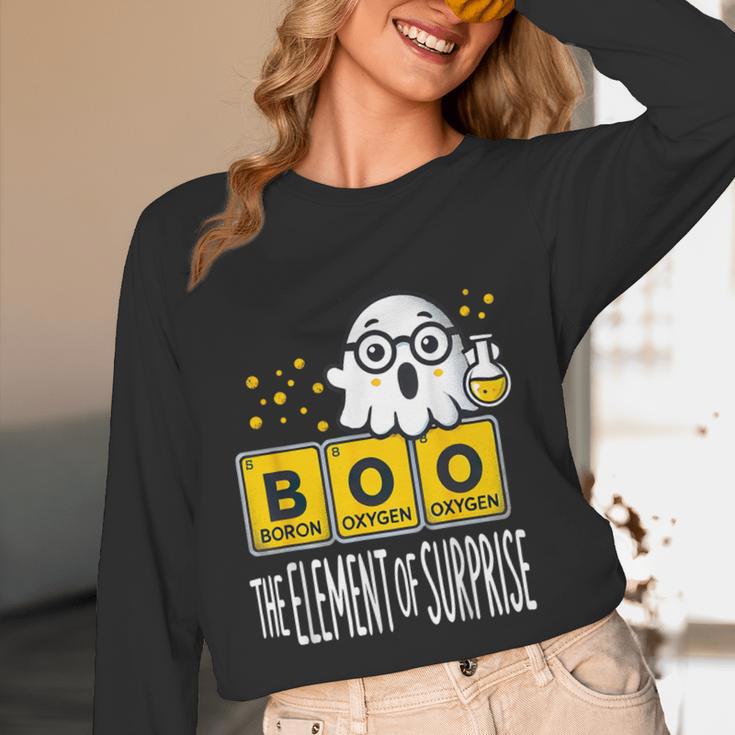 Science Teacher Halloween Elements Of Surprise Chemistry Women Long Sleeve T-Shirt, novelty gifts, funny gifts Science Teacher Halloween Elements Of Surprise Chemistry Women Long Sleeve T-Shirt, novelty gifts, funny gifts