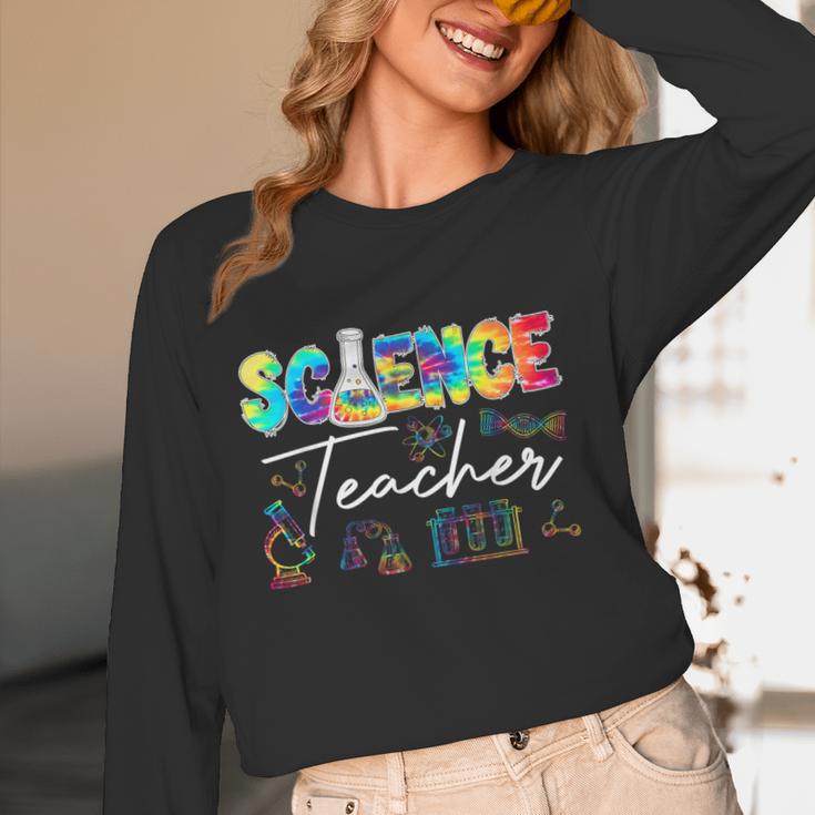 Science Teacher Tie Dye First Day Of School Back To School Men Women Girls Kids Women Long Sleeve T-Shirt, novelty gifts, funny gifts Science Teacher Tie Dye First Day Of School Back To School Men Women Girls Kids Women Long Sleeve T-Shirt, novelty gifts, funny gifts