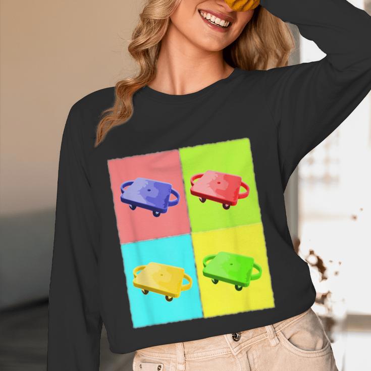 Scooter Physical Education PE Gym Teacher Women Long Sleeve T-Shirt, novelty gifts, funny gifts