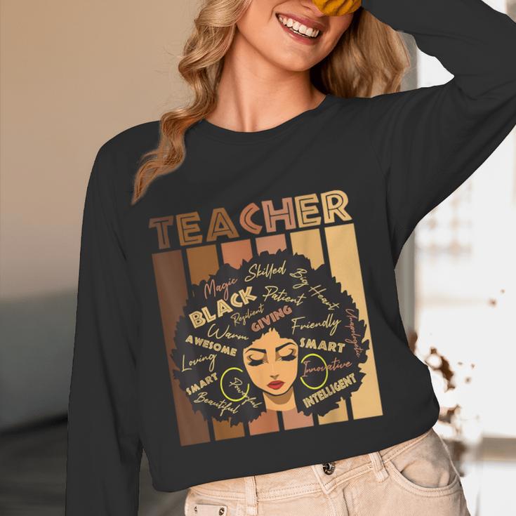 Smart Teacher Afro Girl Melanin African American Wowen Women Long Sleeve T-Shirt, novelty gifts, funny gifts Smart Teacher Afro Girl Melanin African American Wowen Women Long Sleeve T-Shirt, novelty gifts, funny gifts