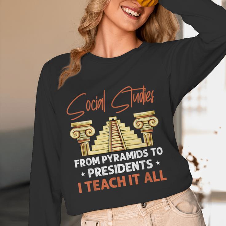Social Studies Teacher World History Teacher Men Women Women Long Sleeve T-Shirt, novelty gifts, funny gifts Social Studies Teacher World History Teacher Men Women Women Long Sleeve T-Shirt, novelty gifts, funny gifts
