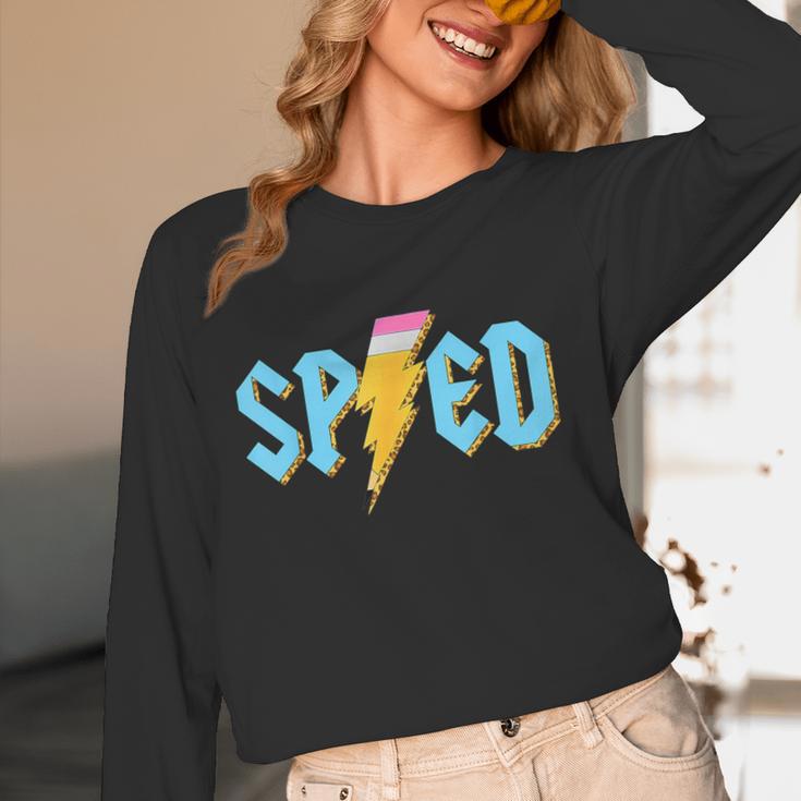 Special Education SPED Rocks Teacher Back To School Rock Women Long Sleeve T-Shirt, novelty gifts, funny gifts