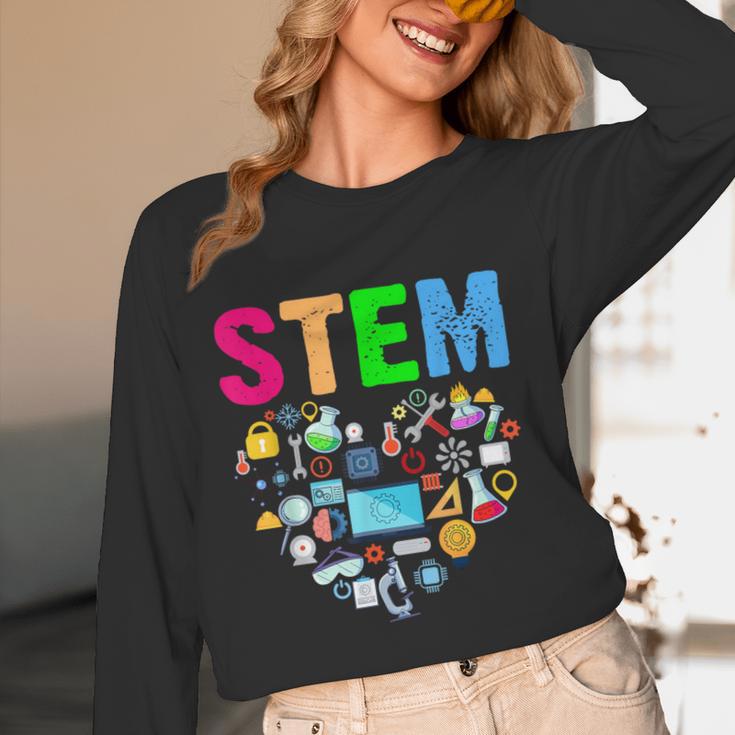 STEM Science Technology Engineering Math Teacher Women Long Sleeve T-Shirt, novelty gifts, funny gifts STEM Science Technology Engineering Math Teacher Women Long Sleeve T-Shirt, novelty gifts, funny gifts
