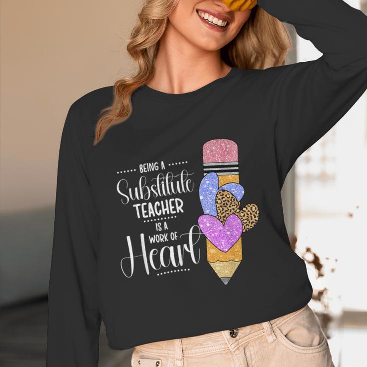 Being A Substitute Teacher Substitute Teaching Women Long Sleeve T-Shirt, novelty gifts, funny gifts Being A Substitute Teacher Substitute Teaching Women Long Sleeve T-Shirt, novelty gifts, funny gifts
