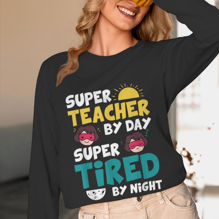 Super Hero Teacher Superheroes Women Long Sleeve T-Shirt, novelty gifts, funny gifts Super Hero Teacher Superheroes Women Long Sleeve T-Shirt, novelty gifts, funny gifts
