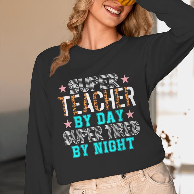 Super Teacher By Day Super Tired By Night Superhero Teacher Men Women Women Long Sleeve T-Shirt, novelty gifts, funny gifts Super Teacher By Day Super Tired By Night Superhero Teacher Men Women Women Long Sleeve T-Shirt, novelty gifts, funny gifts
