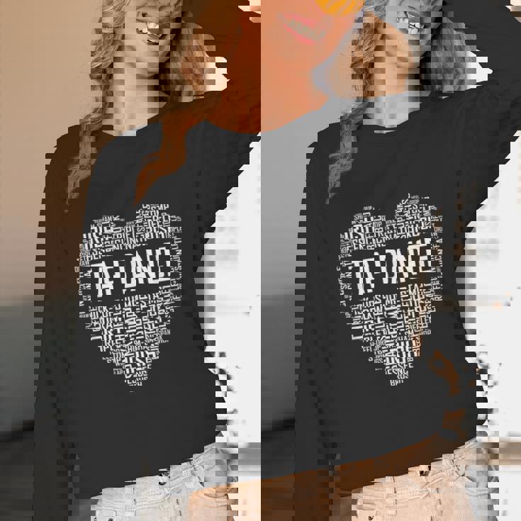 Tap Dance Heart Lover Tap Dancer Dancing Teacher For Men Women Girls Kids Women Long Sleeve T-Shirt, novelty gifts, funny gifts