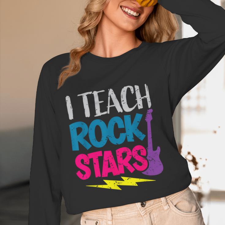 I Teach Rockstars Tee Orchestra Music Teacher Back To School Women Long Sleeve T-Shirt, novelty gifts, funny gifts I Teach Rockstars Tee Orchestra Music Teacher Back To School Women Long Sleeve T-Shirt, novelty gifts, funny gifts