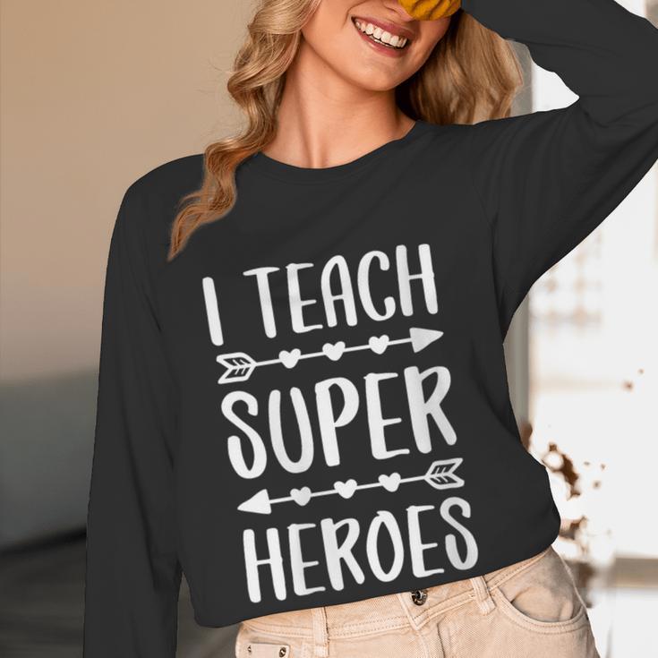 I Teach Superheroes Shirt Men Women School Teacher Women Long Sleeve T-Shirt, novelty gifts, funny gifts I Teach Superheroes Shirt Men Women School Teacher Women Long Sleeve T-Shirt, novelty gifts, funny gifts