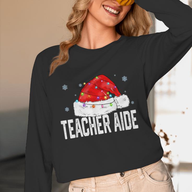 Teacher Aide Christmas Women Family Matching Group Xmas Women Long Sleeve T-Shirt, novelty gifts, funny gifts Teacher Aide Christmas Women Family Matching Group Xmas Women Long Sleeve T-Shirt, novelty gifts, funny gifts