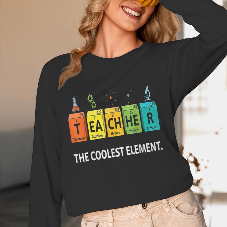 Teacher The Coolest Element Chemistry Periodic Table Science Women Long Sleeve T-Shirt, novelty gifts, funny gifts Teacher The Coolest Element Chemistry Periodic Table Science Women Long Sleeve T-Shirt, novelty gifts, funny gifts