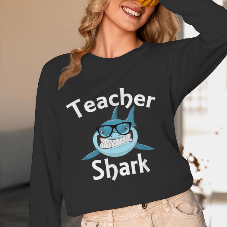 Teacher Shark Teacher For Men Women Women Long Sleeve T-Shirt, novelty gifts, funny gifts Teacher Shark Teacher For Men Women Women Long Sleeve T-Shirt, novelty gifts, funny gifts