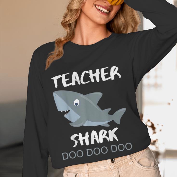 Teacher Shark Shirt Christmas Idea For Him Her Women Long Sleeve T-Shirt, novelty gifts, funny gifts Teacher Shark Shirt Christmas Idea For Him Her Women Long Sleeve T-Shirt, novelty gifts, funny gifts