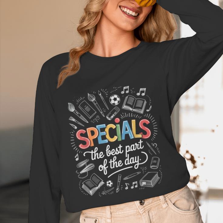 Teacher Specials The Best Part Of The Day Specials Squad Women Long Sleeve T-Shirt, novelty gifts, funny gifts