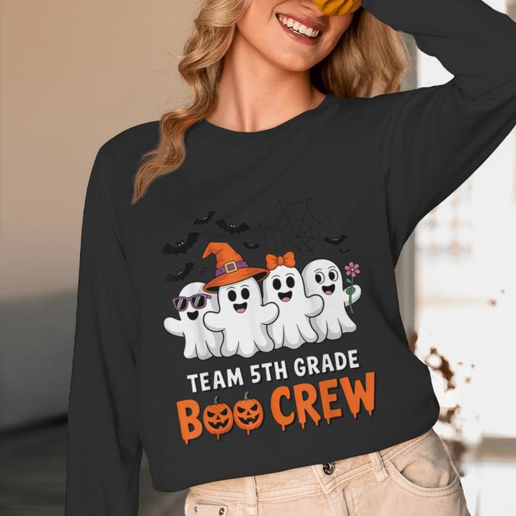 Team 5th Grade Boo Crew Halloween Teacher Student Costume Women Long Sleeve T-Shirt, novelty gifts, funny gifts Team 5th Grade Boo Crew Halloween Teacher Student Costume Women Long Sleeve T-Shirt, novelty gifts, funny gifts