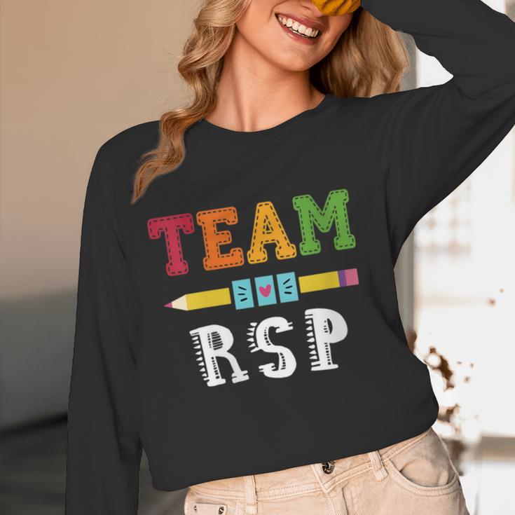 Team RSP RSP Teacher Kindergarten Teacher Women Long Sleeve T-Shirt, novelty gifts, funny gifts Team RSP RSP Teacher Kindergarten Teacher Women Long Sleeve T-Shirt, novelty gifts, funny gifts