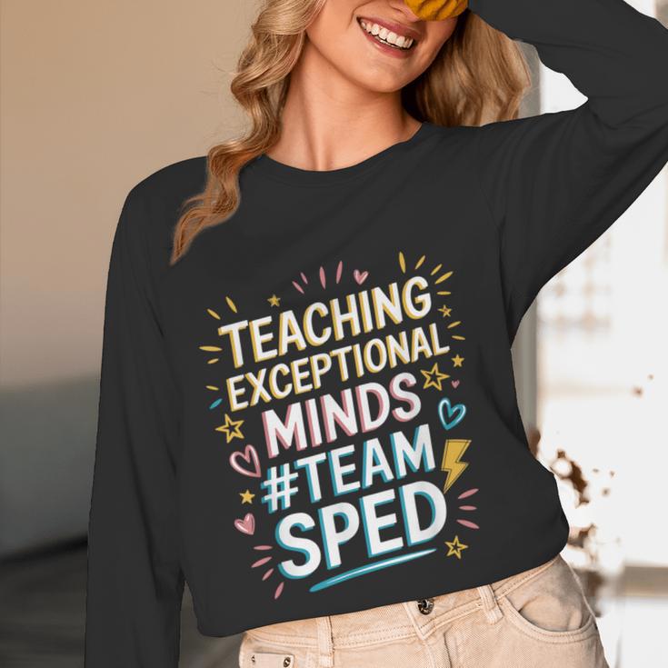 Team Sped Sped Teacher Special Education Teacher Team Women Long Sleeve T-Shirt, novelty gifts, funny gifts