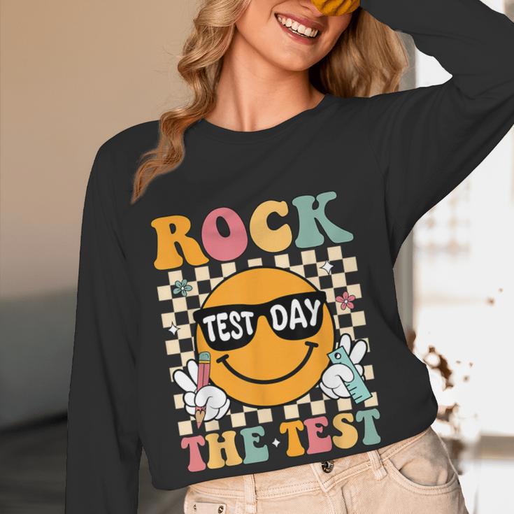 Test Day Rock The Test Teacher Testing Day You Got This Women Long Sleeve T-Shirt, novelty gifts, funny gifts Test Day Rock The Test Teacher Testing Day You Got This Women Long Sleeve T-Shirt, novelty gifts, funny gifts