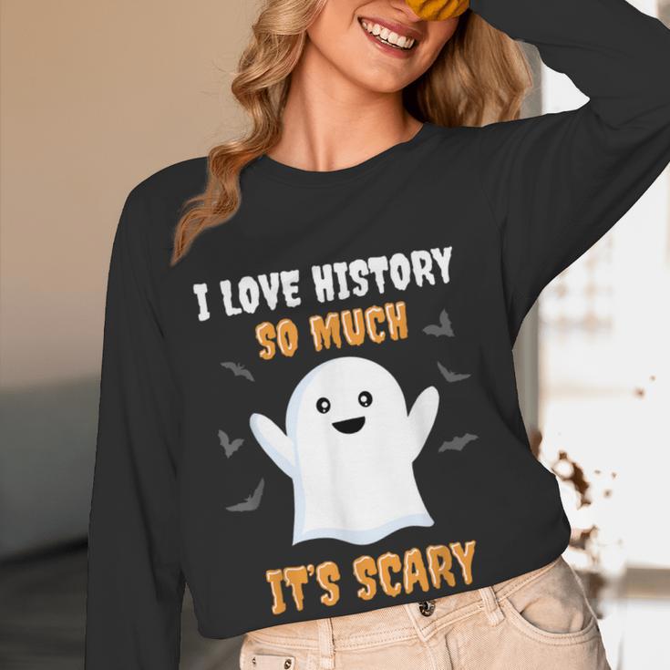 History Teacher Halloween History Class School For Men Women Kids Women Long Sleeve T-Shirt, novelty gifts, funny gifts