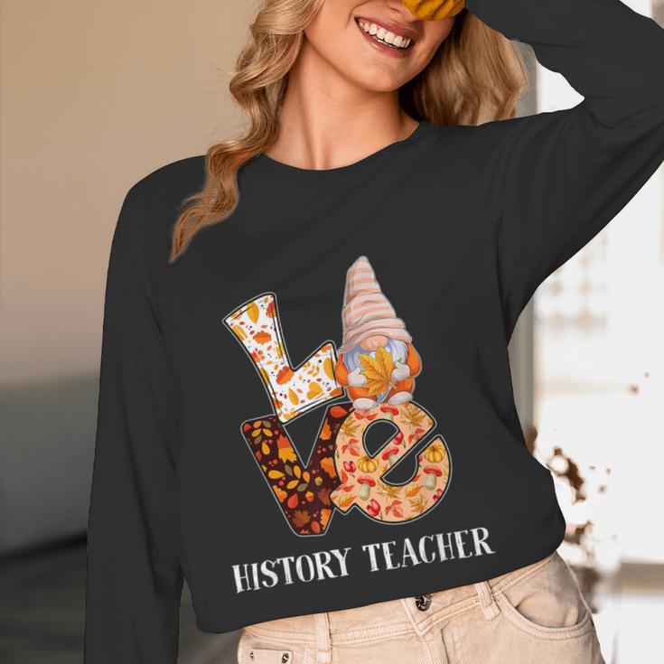 History Teacher Love Autumn Fall Gnome For Teachers For Men Women Women Long Sleeve T-Shirt, novelty gifts, funny gifts History Teacher Love Autumn Fall Gnome For Teachers For Men Women Women Long Sleeve T-Shirt, novelty gifts, funny gifts