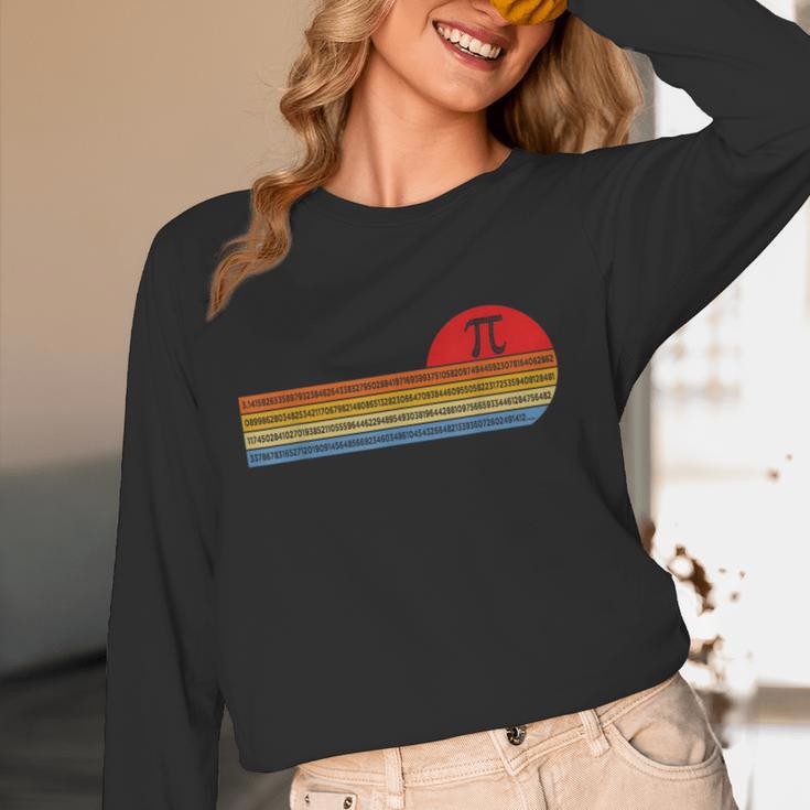 Vintage Pi Day 314 TShirt- Math Teacher Student Geek Women Long Sleeve T-Shirt, novelty gifts, funny gifts