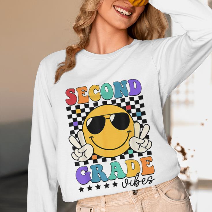 2nd Grade Teacher Shirts First Day Second Grade Shirt Girls Women Long Sleeve T-Shirt, novelty gifts, funny gifts