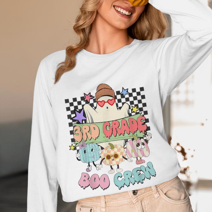 3rd Grade Boo Crew Third Grade Halloween Costume Teacher Kid Women Long Sleeve T-Shirt, novelty gifts, funny gifts 3rd Grade Boo Crew Third Grade Halloween Costume Teacher Kid Women Long Sleeve T-Shirt, novelty gifts, funny gifts