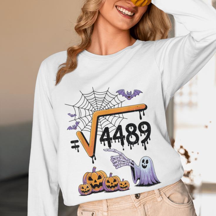4489 Square Root 67 Math Teacher Halloween Costume Professor Women Long Sleeve T-Shirt, novelty gifts, funny gifts 4489 Square Root 67 Math Teacher Halloween Costume Professor Women Long Sleeve T-Shirt, novelty gifts, funny gifts