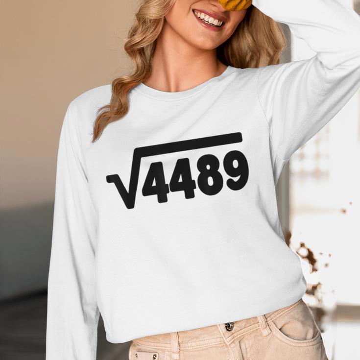 67 Meme Square Root 4489 Six Seven Slang Math Teacher Women Long Sleeve T-Shirt, novelty gifts, funny gifts