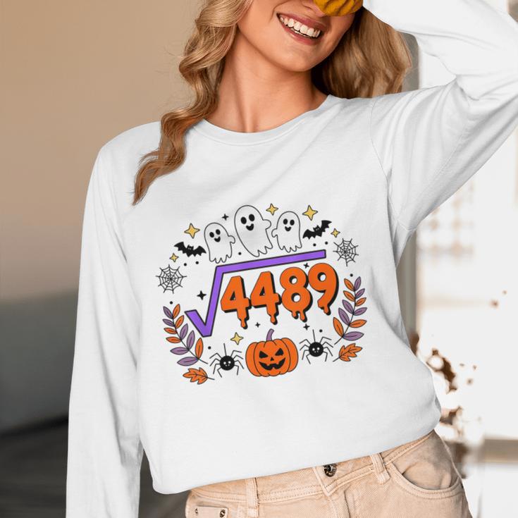 67 Meme Square Root 4489 Teen Six Seven Slang Math Teacher Women Long Sleeve T-Shirt, novelty gifts, funny gifts