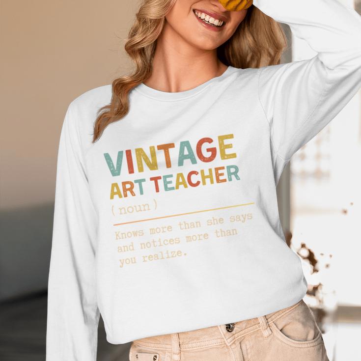 Art Teacher Definition Back To School First Day Women Long Sleeve T-Shirt, novelty gifts, funny gifts Art Teacher Definition Back To School First Day Women Long Sleeve T-Shirt, novelty gifts, funny gifts