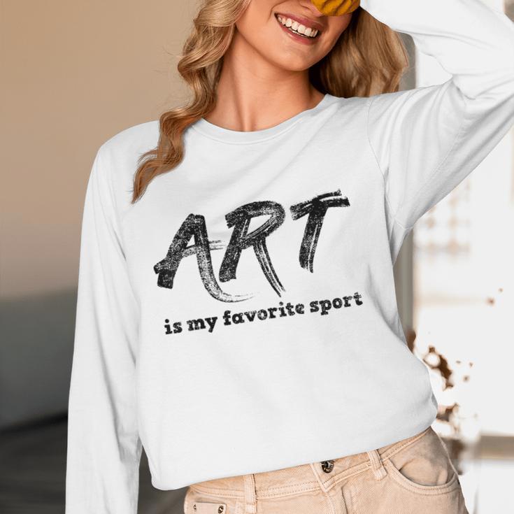 Art Teacher Women Long Sleeve T-Shirt, novelty gifts, funny gifts