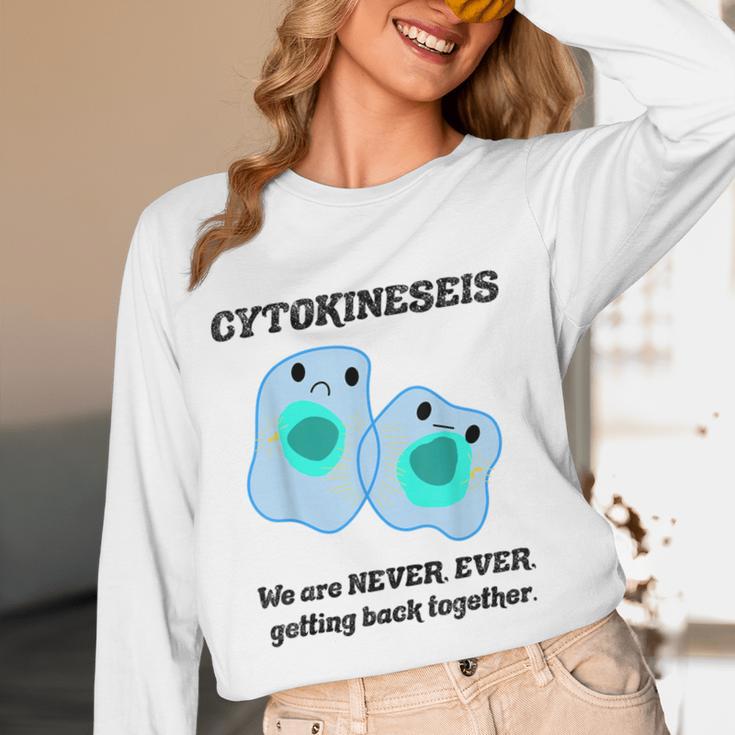 Biology T Shirts Science Biology Teacher Idea Women Long Sleeve T-Shirt, novelty gifts, funny gifts