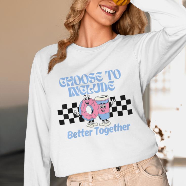 Choose To Include Special Education Teacher Autism Awareness Women Long Sleeve T-Shirt, novelty gifts, funny gifts Choose To Include Special Education Teacher Autism Awareness Women Long Sleeve T-Shirt, novelty gifts, funny gifts